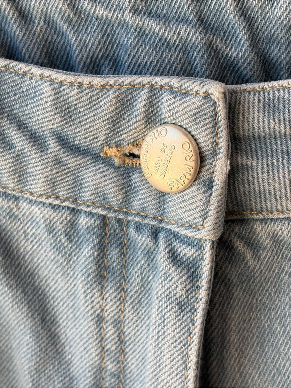 Farm Rio Tree Light Colors Denim Pants - Picture 7 of 9